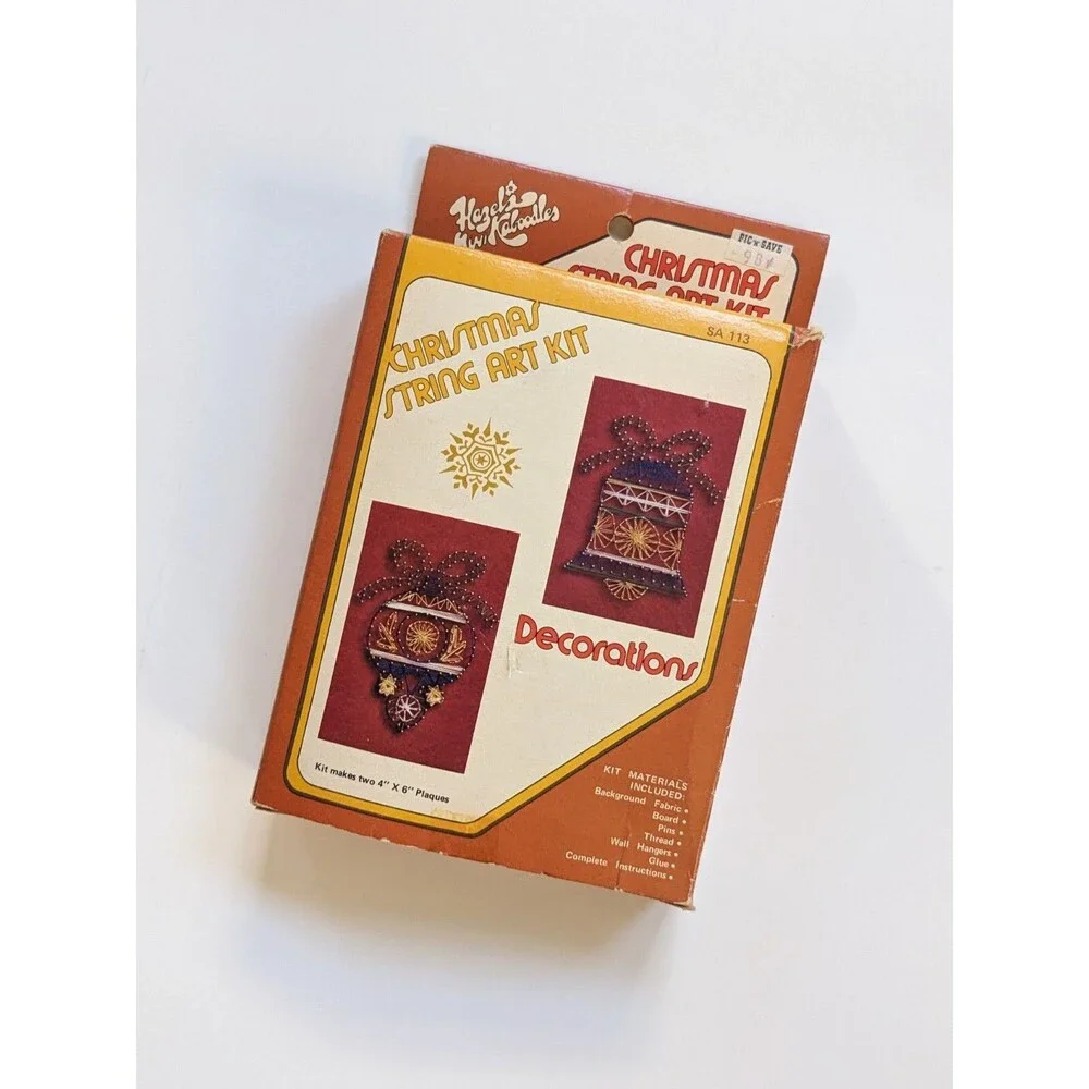 Vintage Christmas‎ String Art Kit Ornaments 